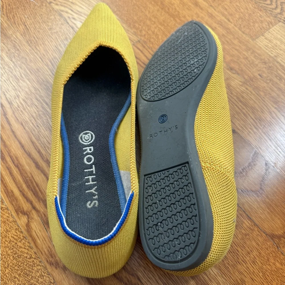 Rothy's Bright Yellow Flats - Picture 3 of 3